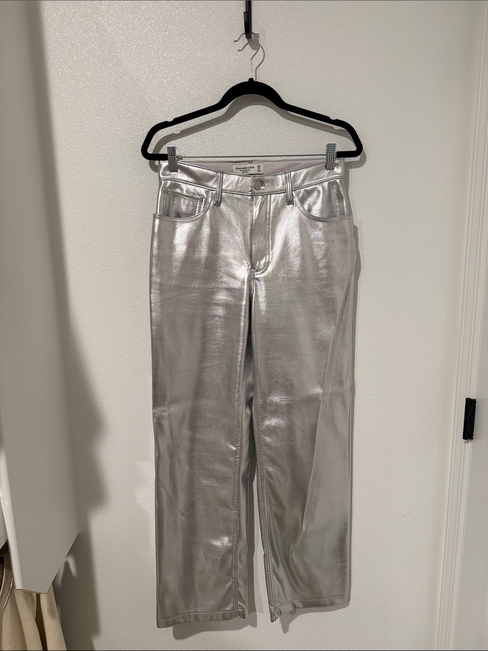 Abercrombie & Fitch Silver The 90’s High Rise Pant